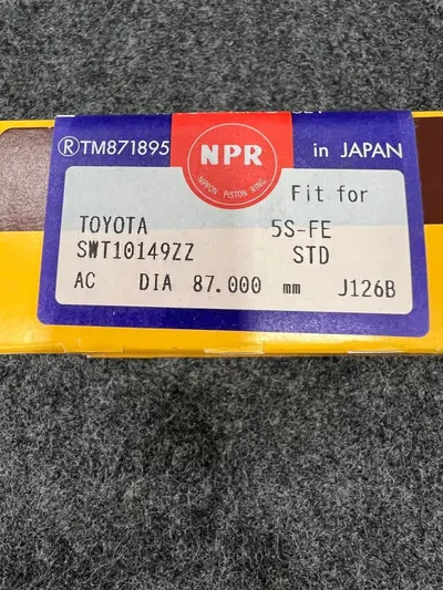 NPR Piston Ring Set STD for Toyota 5S-FE Engine, 87mm - Thumbnail 10
