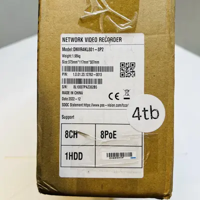 NVR Network Video Recorder DNVR4KL801-8P2, 4TB HDD, 8CH, 8PoE - Thumbnail 10
