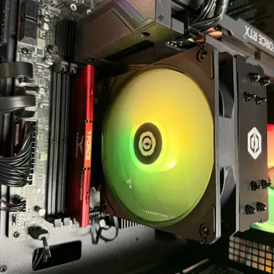OEM CyberPowerPC CPU Cooling Fan & RGB Adapter Replacement Gaming Desktop - Thumbnail 2