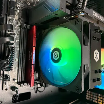 OEM CyberPowerPC CPU Cooling Fan & RGB Adapter Replacement Gaming Desktop - Thumbnail 3
