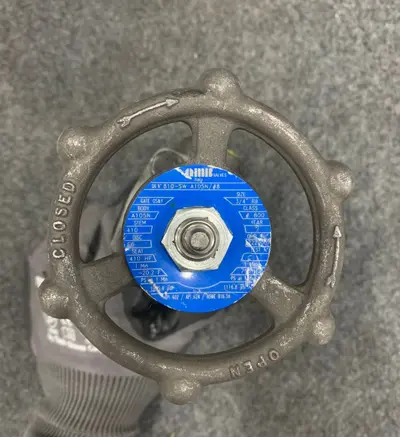 OMB Italy 3/4" Gate Valve Class 800 Forged Steel A105N Industrial Valve - Thumbnail 8