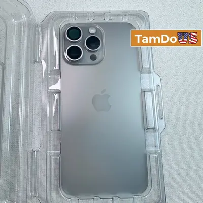 Apple iPhone 15 Pro Max Full Back Housing (with MagSafe) Replacement - New Open Box - Real photo at TamDo.us