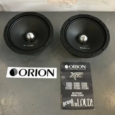 Orion XTX854 8" Midrange Speakers 1600W Cast Basket 4 Ohm FOR Car Audio System - Thumbnail 2
