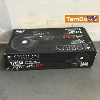 Orion XTX854 8" Midrange Speakers 1600W Cast Basket 4 Ohm FOR Car Audio System - New Open Box - Real photo at TamDo.us