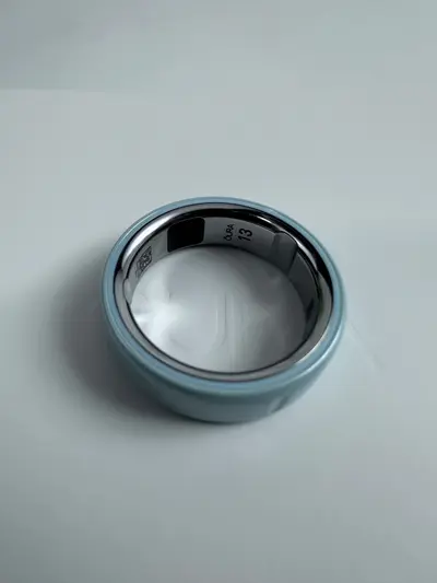 Oura Ring 4 Ceramic Smart Ring Health Fitness Tracker Tide Size 13 - Thumbnail 2