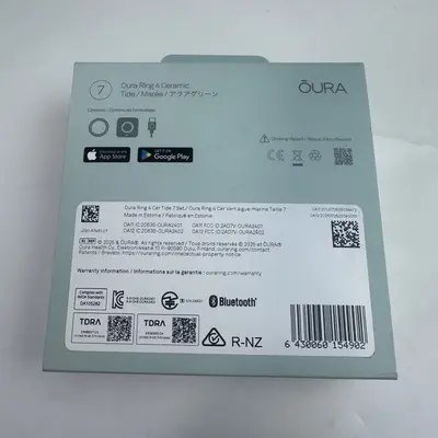 Oura Ring 4 Ceramic Tide Size 7 Smart Ring Health Sleep Tracker - Thumbnail 6