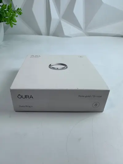 Oura Ring 4 Smart Ring Health & Fitness Tracker Rose Gold Size 8 - Thumbnail 9