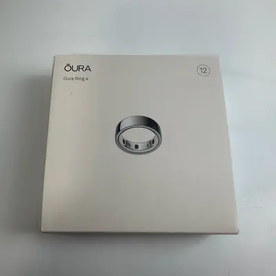 Oura Ring 4 Smart Ring Silver Size 12 Health Sleep Activity Tracker Gen 4 - Thumbnail 7