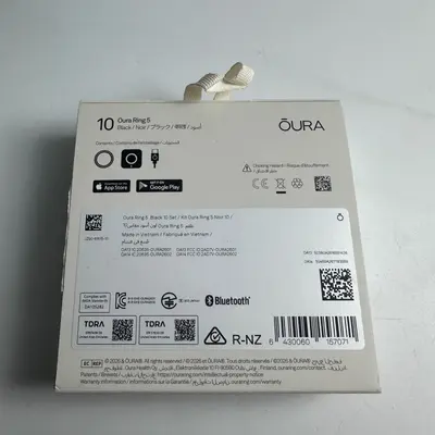 Oura Ring 5 Smart Ring (Size 10, Black) Health & Sleep Tracker Set - Thumbnail 5