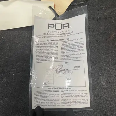 PÜR MROD-35-LA-1 Manual Reverse Osmosis Desalinators 4610-01-313-6086 - Thumbnail 9