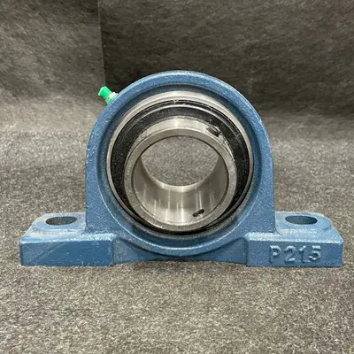 P215 Pillow Block Bearing, 75mm Bore, Heavy Duty 2-Bolt Mounted Housing - Thumbnail 2