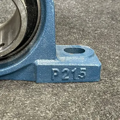 P215 Pillow Block Bearing, 75mm Bore, Heavy Duty 2-Bolt Mounted Housing - Thumbnail 3