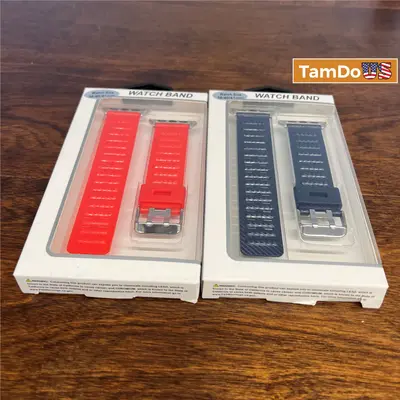 Pack 2 Premium Watch Band for Watch Size 38mm (Red & Blue) - Thumbnail 6