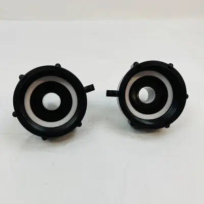 3/4" Black Plastic Hose Pipe Adapters Connectors Fittings - Thumbnail 3