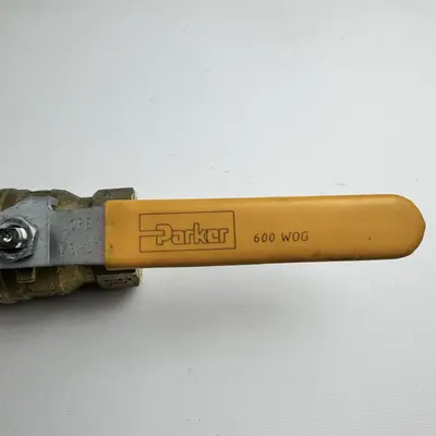 Parker Brass Ball Valve 1-1/4" 600 WOG CMP PN40 DN32 Made in Italy - Thumbnail 5