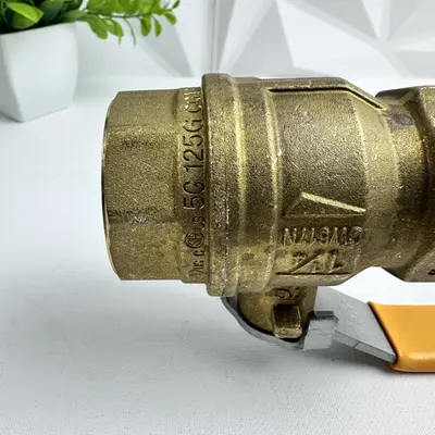 Parker Brass Ball Valve 1-1/4" 600 WOG CMP PN40 DN32 Made in Italy - Thumbnail 7