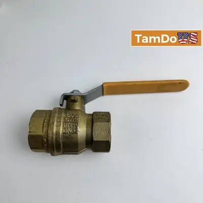 Parker Brass Ball Valve 1-1/4" 600 WOG CMP PN40 DN32 Made in Italy - New Open Box - Real photo at TamDo.us