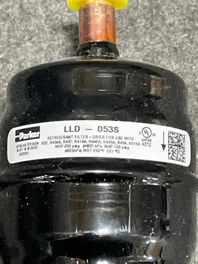 Parker LLD-053S Liquid Line Filter-Drier 3/8 ODF Solder 450277-001 FOR HVAC Unit - Thumbnail 8