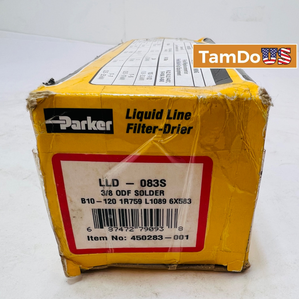 Parker LLD-083S Liquid Line Filter-Drier 3/8" ODF Solder for HVAC Systems - Photo 1 - Real photo at TamDo.us