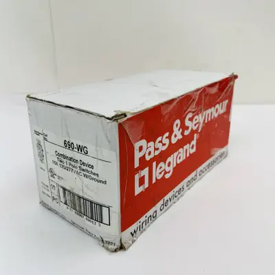 Pass & Seymour 690-WG Combination Device, Two 1-Pole Switches 15A 120/277V - Thumbnail 6