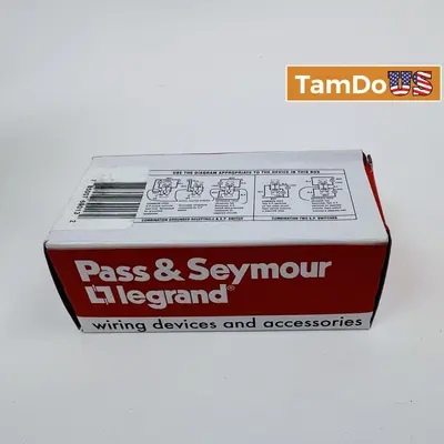 Pass & Seymour 690-WG Combination Device, Two 1-Pole Switches 15A 120/277V - Thumbnail 1
