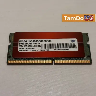 Patriot Viper 16GB DDR4 2800MHz SODIMM Laptop RAM PC4-22400 1.2V CL18 - Thumbnail 1