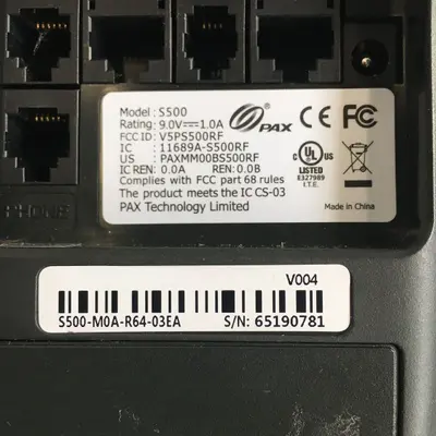 Pax S500 Credit Card Machine Terminal - Thumbnail 5