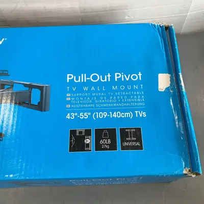 Peerless HPF650 Pull-Out Pivot Wall Mount for 43" to 55" TVs - Thumbnail 4