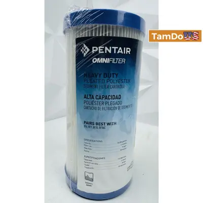 Pentair OMNIFilter RS6 Heavy Duty Pleated Polyester Sediment Filter Cartridge - New - Real photo at TamDo.us