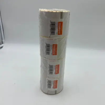 Permanent 2" x 6" White DateCodeGenie Label (4 Rolls/Pack) - Thumbnail 2