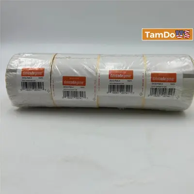 Permanent 2" x 6" White DateCodeGenie Label (4 Rolls/Pack) - Thumbnail 1