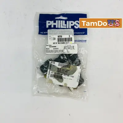 Phillips 98750 DOT 90° Male Elbow 1/2"x3/8" Composite Push-Lock (5-Pack) - Thumbnail 1