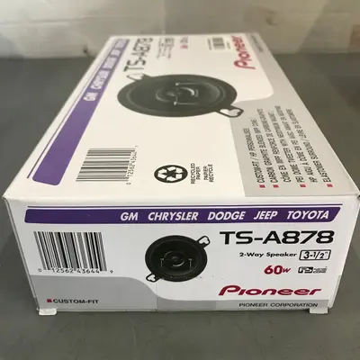 Pioneer TS-A878 2-Way 3.5" Car Speakers 60W Max - Thumbnail 2