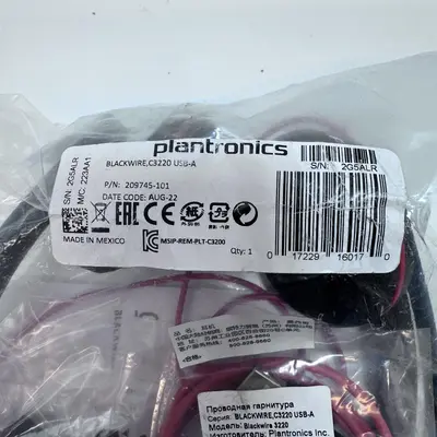 Plantronics Blackwire C3220 USB-C Headset Over the Head Noise Reduction - Thumbnail 5