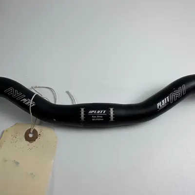PLATT Aluminum Alloy Riser Handlebar 25.4mm Clamp 620mm 30mm Rise MTB Bike Bar - Thumbnail 2