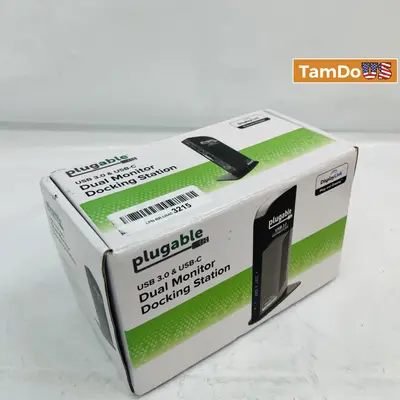Plugable UD-3900 USB 3.0 & USB-C Dual Monitor Docking Station - Thumbnail 1