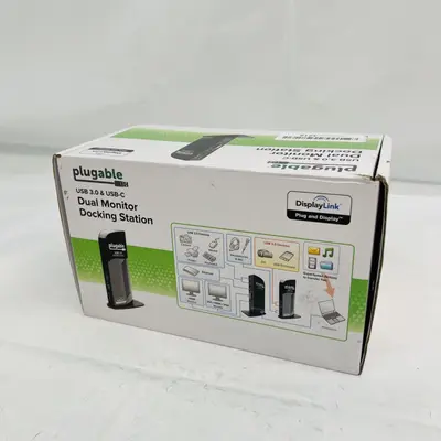 Plugable UD-3900 USB 3.0 & USB-C Dual Monitor Docking Station - Thumbnail 7