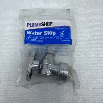 PLUMBSHOP Water Stop 1/2 in. Nom Comp x 3/8 in. OD Comp PLB101X P - Thumbnail 2