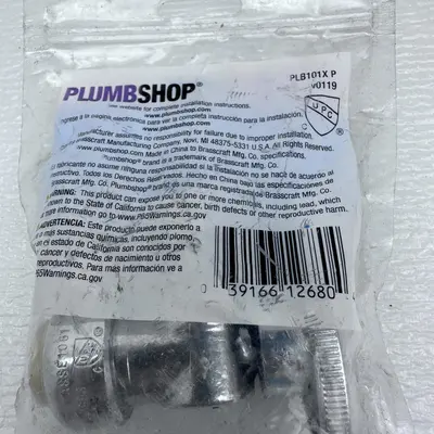 PLUMBSHOP Water Stop 1/2 in. Nom Comp x 3/8 in. OD Comp PLB101X P - Thumbnail 3