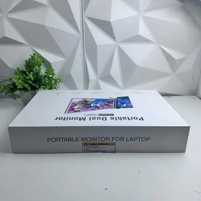 Portable Dual Monitor 14" 1080P FHD IPS, USB-C/HDMI - Thumbnail 7