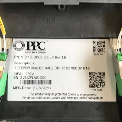 PPC NT2-12DDPC6150DBP Fiber Optic Module Node Transmitter - Thumbnail 2