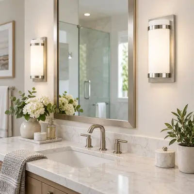 Progress Lighting Wall Sconce P7068-09 Brushed Nickel ADA Compliant - New - Real photo at TamDo.us