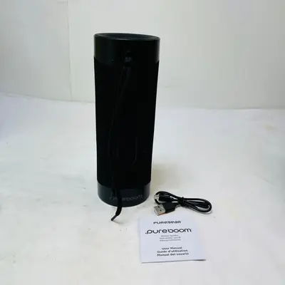 PureGear PureBoom Wireless Bluetooth Speaker Black Portable 13hr Battery E71BB - Thumbnail 2