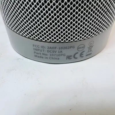PureGear PureBoom Wireless Bluetooth Speaker Gray Portable 13hr Battery E8CBB - Thumbnail 4