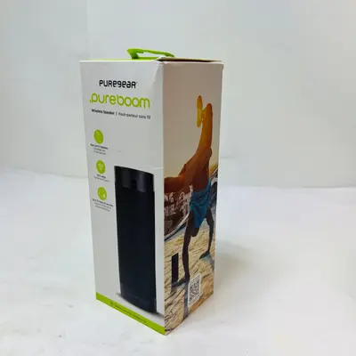 PureGear PureBoom Wireless Bluetooth Speaker with Built-in Mic Black E6HBB - Thumbnail 6