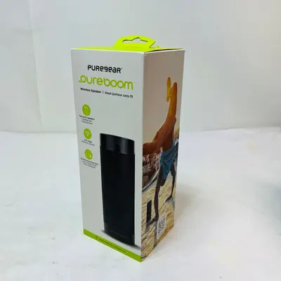 PureGear PureBoom Wireless Bluetooth Speaker with Built-in Mic Black E8UBB - Thumbnail 6