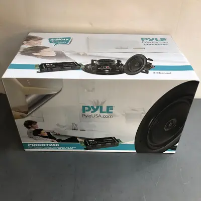 Pyle PDICBT286 8" Bluetooth In-Ceiling In-Wall Speaker System 4-Channel White - Thumbnail 10