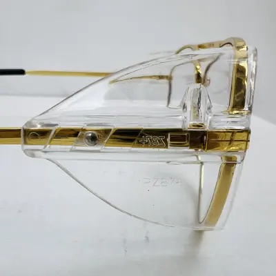 Pyramex 287 Glasses with Gold Metal Frame and Clear Lens - Thumbnail 6