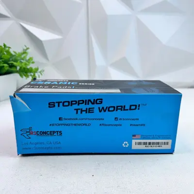 R1 Concepts Ceramic Brake Pads Front Series R1C-SLV-2-HED for Toyota Lexus Scion - Thumbnail 3