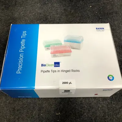 Rainin BioClean Ultra Pipette Tips 2000uL LTS Hinged Racks - Thumbnail 2